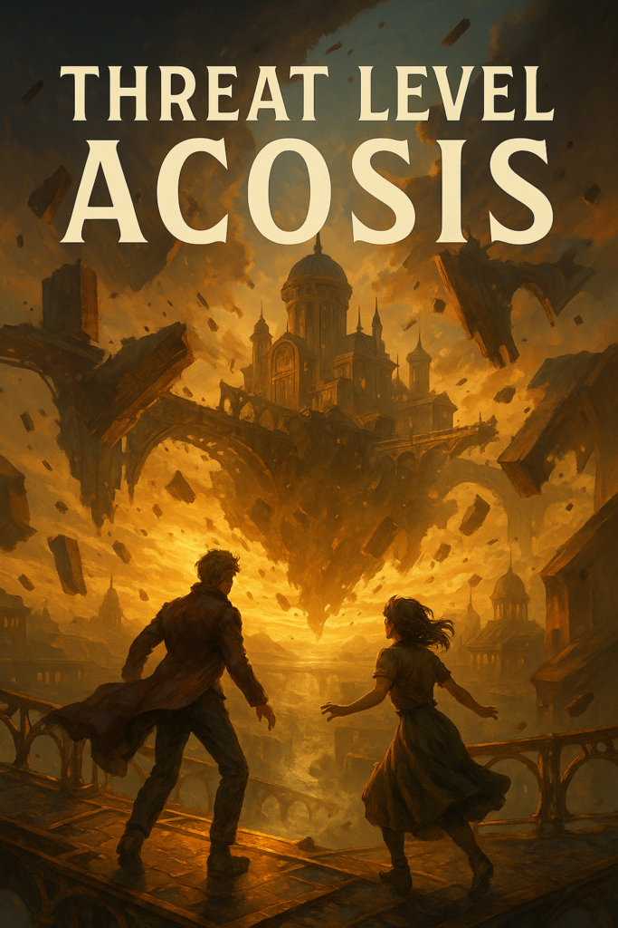 Threat Level: Acosis book cover by Jeremiah Jones